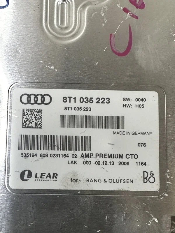 Усилитель звука Audi S5 8T CGW 2013 - миниатюра 6