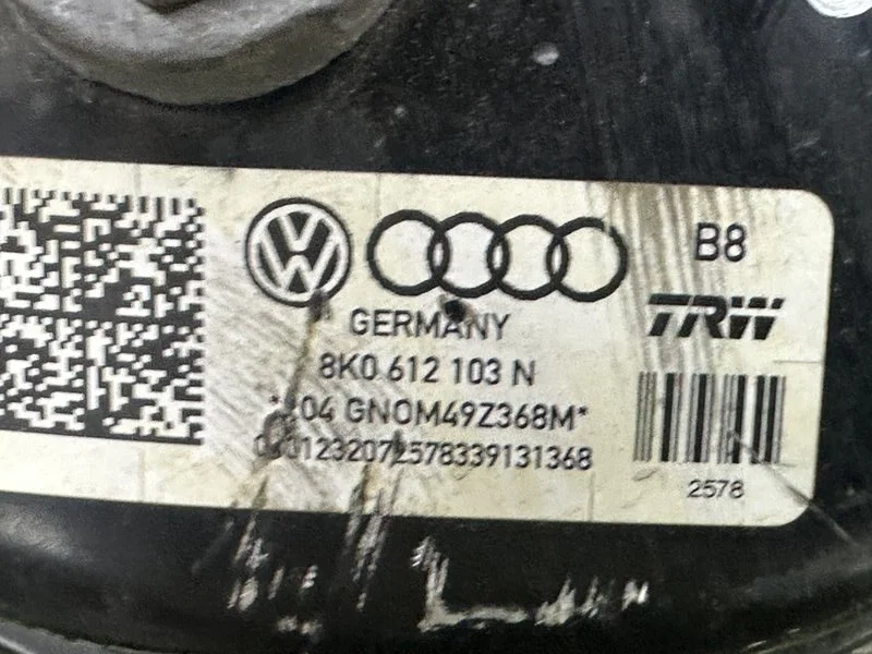 Вакуумный усилитель тормозов Audi S5 8T CGW 2013 - миниатюра 9