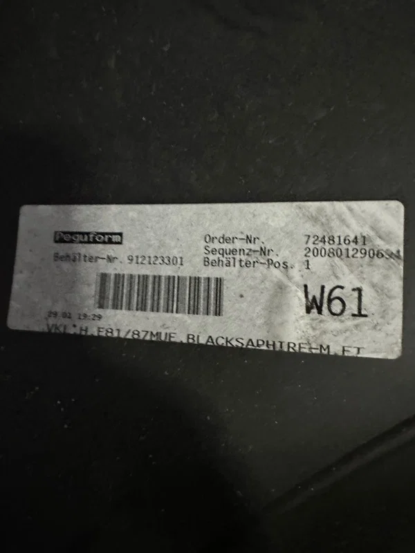 Задний бампер BMW 1-series E87 2008 - миниатюра 10