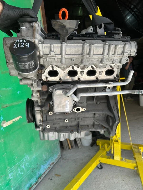 Двигатель Volkswagen Golf MK6 CAVD 2011 - миниатюра 4