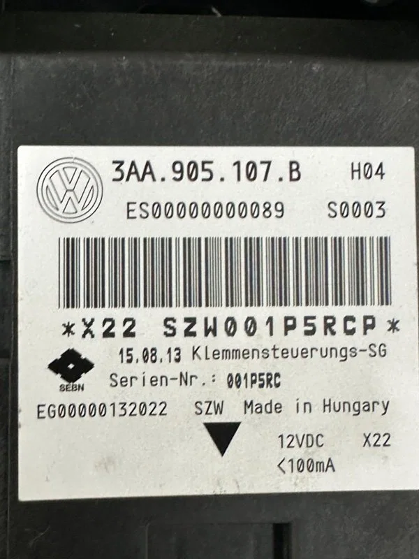 Блок управления Volkswagen Passat B7 CDAA 2013 - миниатюра 6