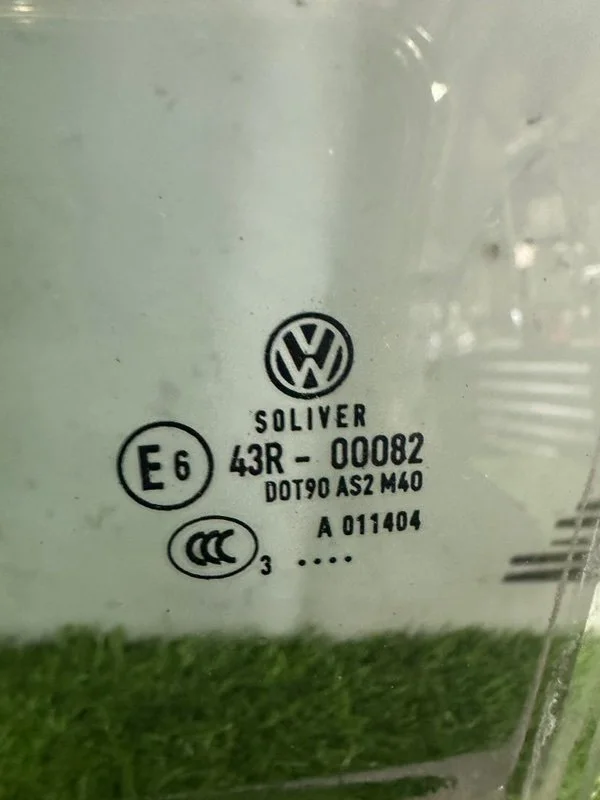 Стекло двери заднее левое Volkswagen Passat B7 - миниатюра 5