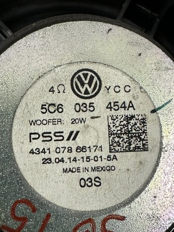Динамик передний Volkswagen Jetta MK 6 CAXA 1.4 - миниатюра 7