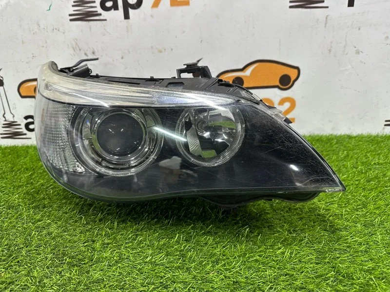 Фара ксеноновая правая BMW 5-series E60 N52B30A - миниатюра 2
