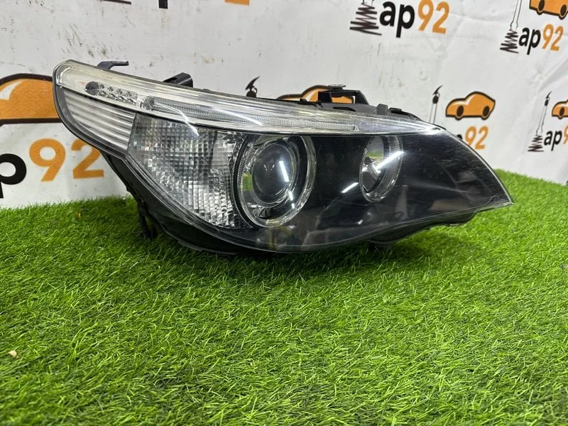 Фара ксеноновая правая BMW 5-series E60 N52B30A - миниатюра 3