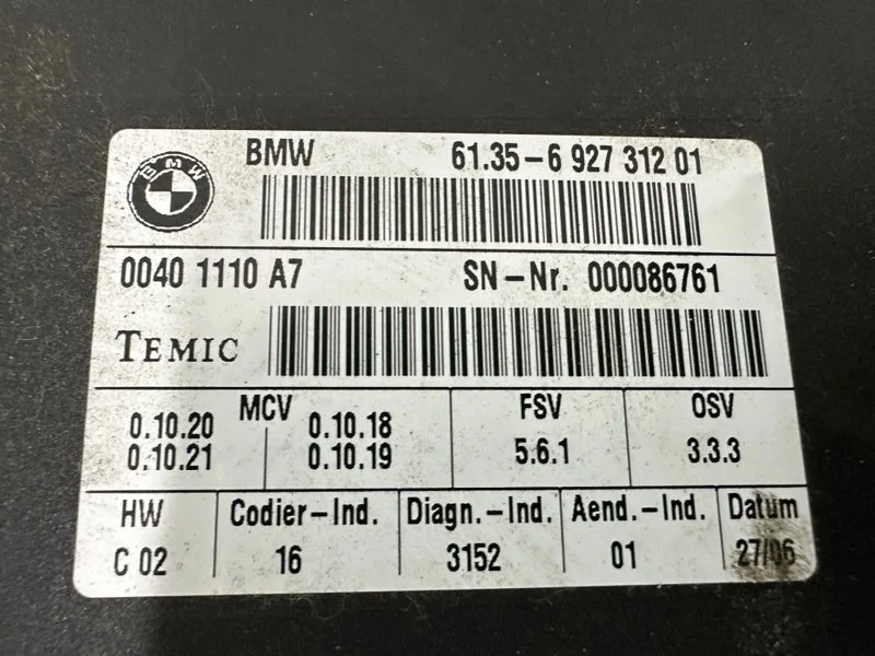 Блок управления сиденьем BMW 5-series E60 N52B25A - миниатюра 7