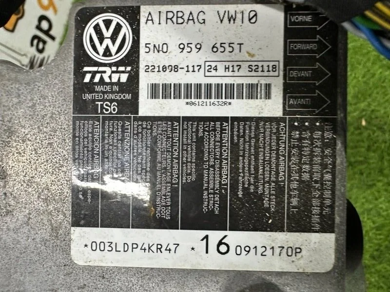 Блок упраления AIRBAG Volkswagen Passat B7 CAXA - миниатюра 5