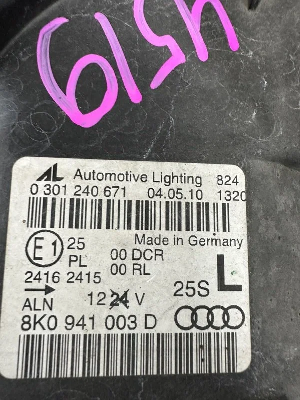 Фара ксеноновая левая Audi A4 8K CDHB 2010 - миниатюра 10