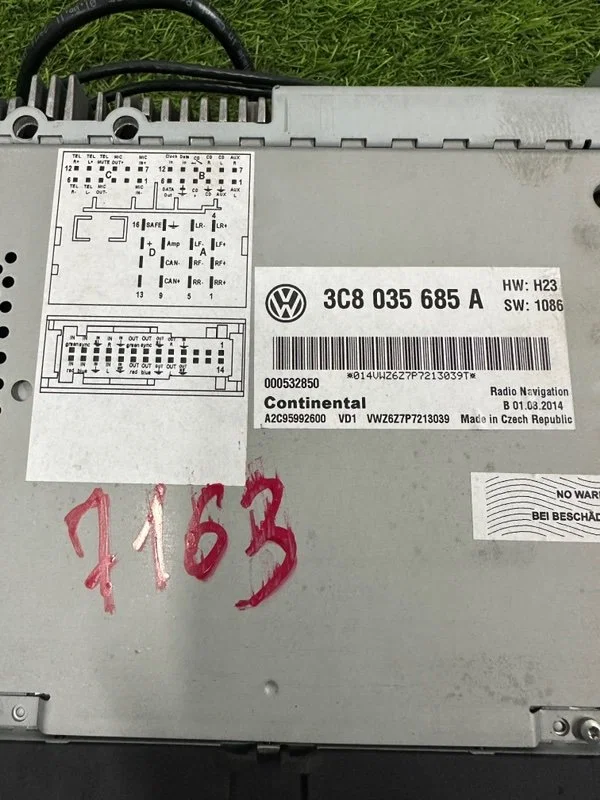 Магнитола Volkswagen Passat B7 CFFB 2014 - миниатюра 9