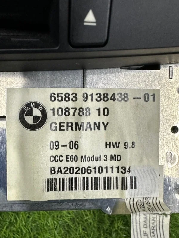 Магнитола BMW 5-series E60 N52B30A 2006 - миниатюра 10