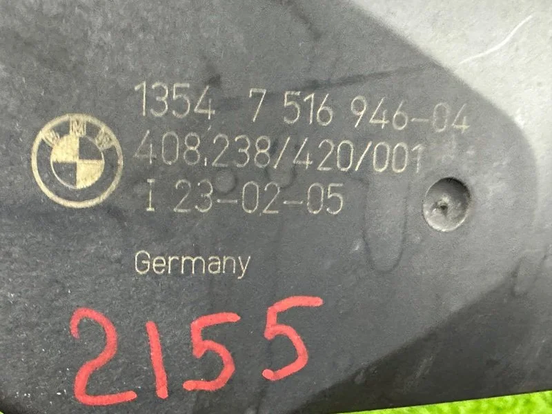 Дроссельная заслонка BMW 5-series E60 N52B25A 2006 - миниатюра 6