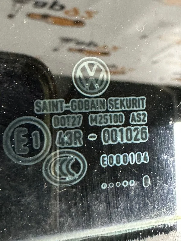 Стекло двери заднее левое Volkswagen Passat CC B6 - миниатюра 6