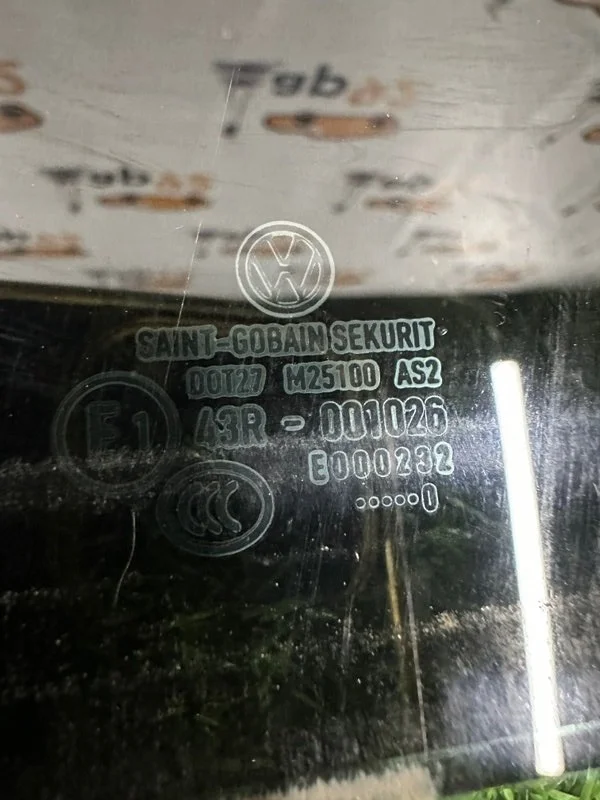 Стекло двери переднее левое Volkswagen Passat CC - миниатюра 4