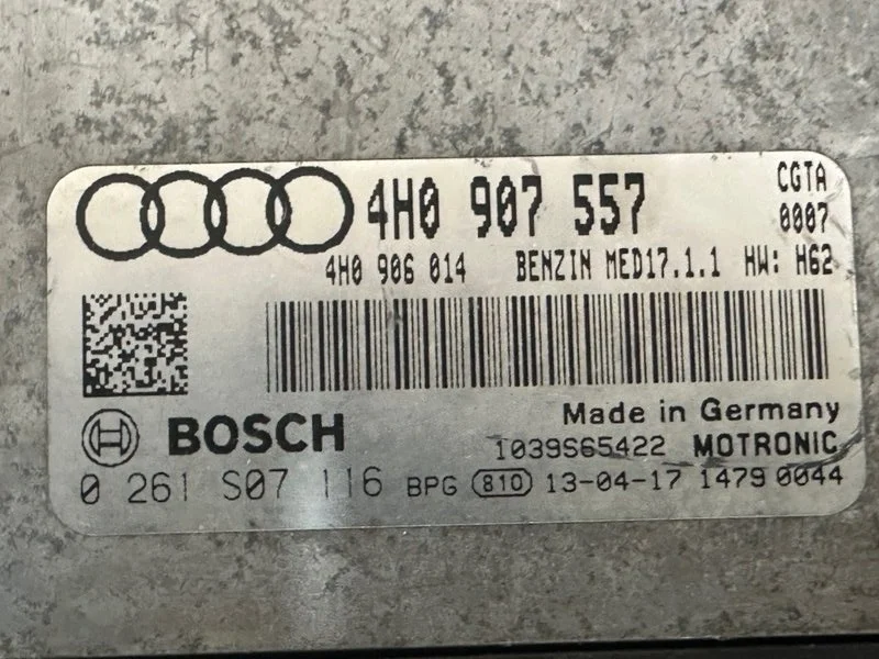 Блок управления двигателем audi S8 4H CGTA 2013 - миниатюра 7