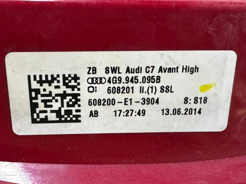 Стоп-сигнал левый Audi A6 Allroad C7 CGWD 2014 - миниатюра 7