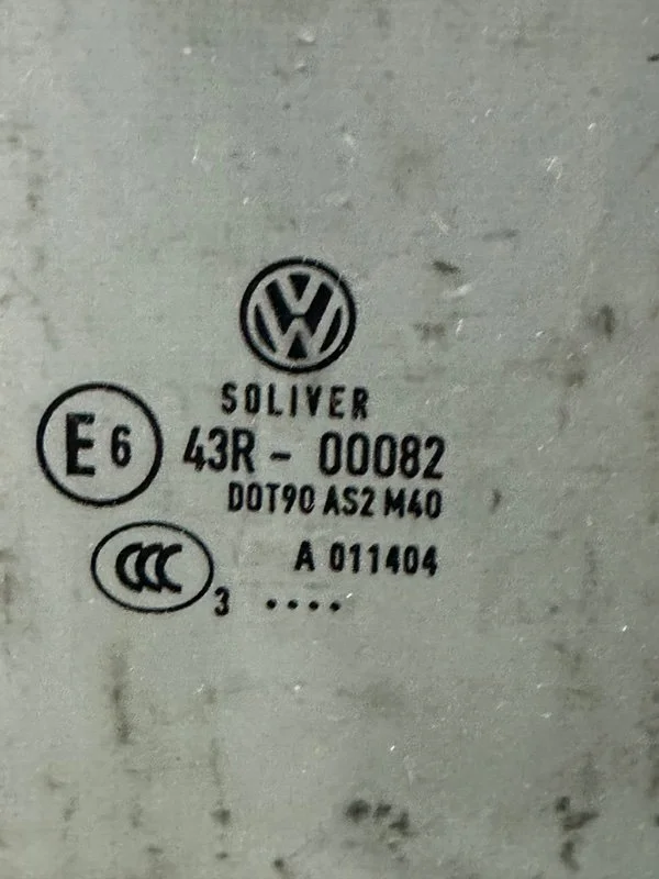 Стекло двери заднее правое Volkswagen Passat B7 - миниатюра 5