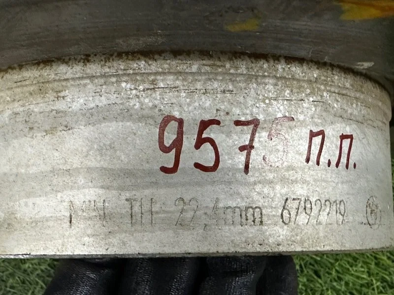 Диск тормозной передний BMW 1-series F20 N13B16A - миниатюра 4