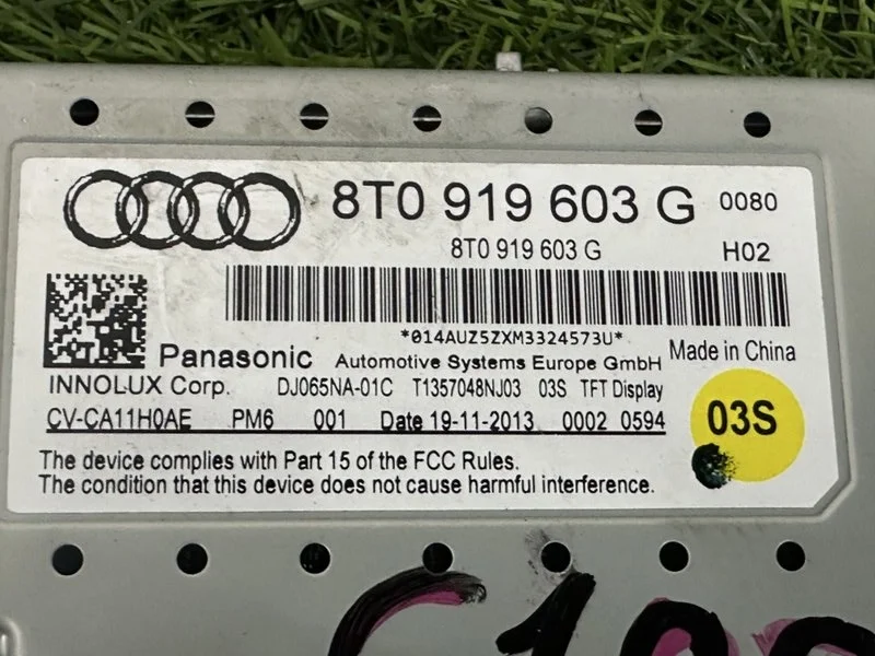 Монитор Audi S5 8T CGW 2013 - миниатюра 6