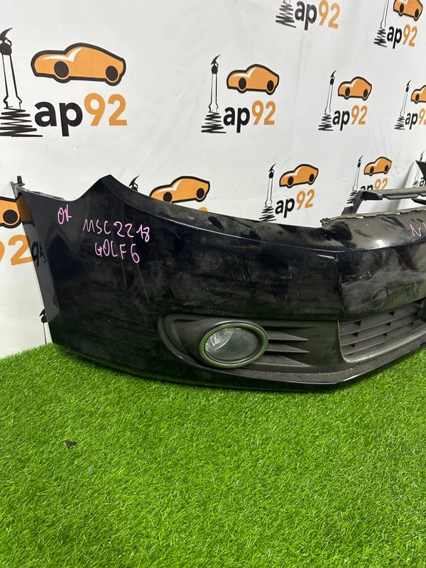 Бампер передний Volkswagen Golf MK6 2012 - миниатюра 2