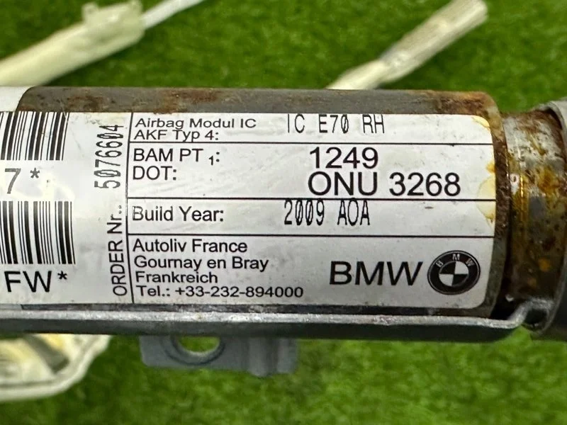 Подушка безопасности боковая правая BMW X5 E70 - миниатюра 8