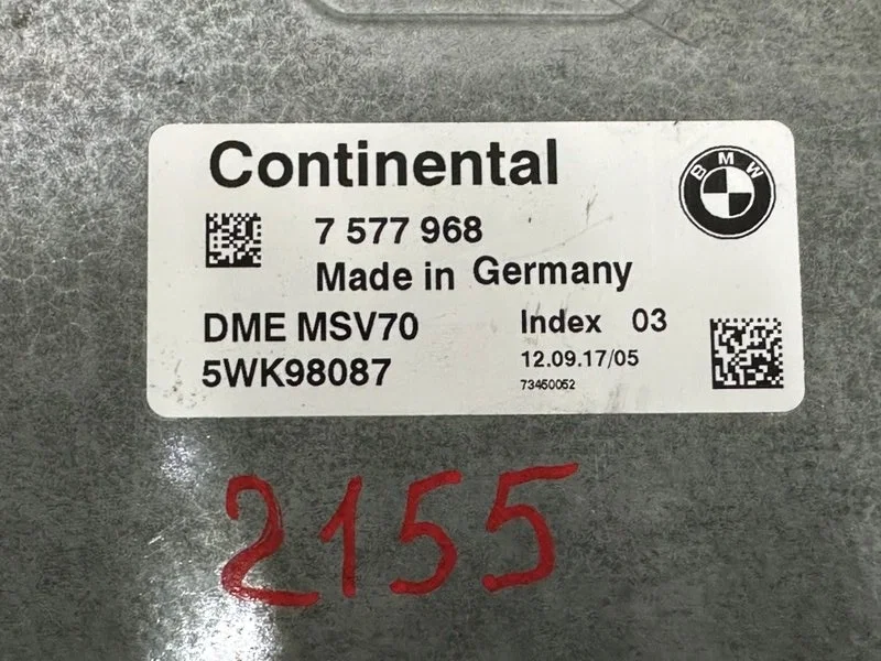 Блок управления двигателем BMW 5-series E60 - миниатюра 7