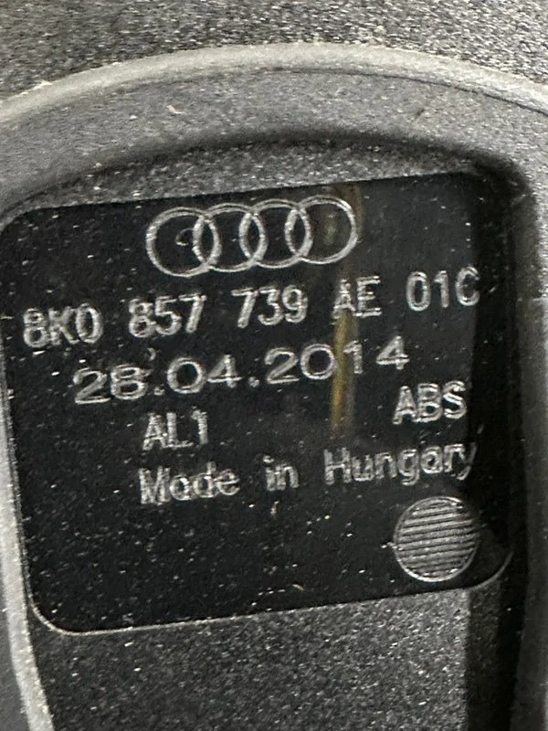 Замок ремня безопасности задний Audi A4 8K CDNB - миниатюра 5