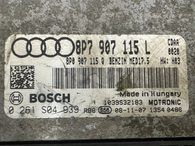 Блок управления двигателем Audi A3 8P CDAA ПРОБЕГ - миниатюра 5