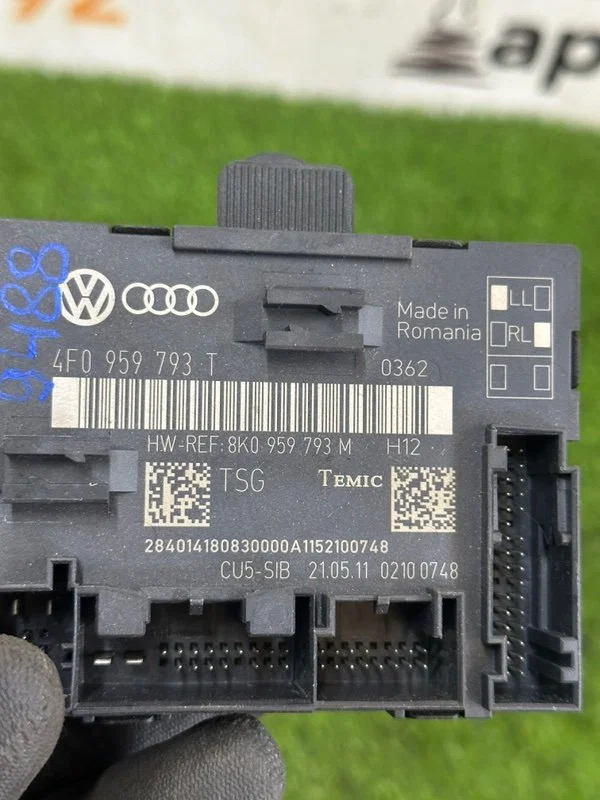 Блок управления дверьми передний левый Audi Q7 4L - миниатюра 5