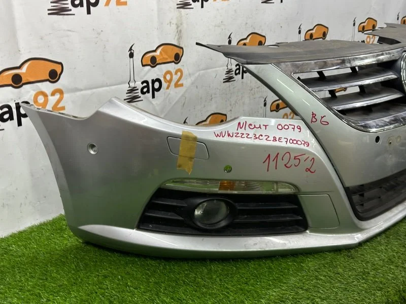 Бампер передний Volkswagen Passat CC B6 CBFA 2010 - миниатюра 2