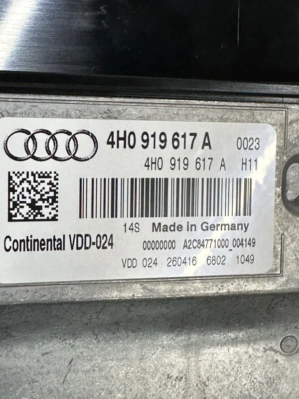 Проекция на лобовое стекло Audi A8 4H CTGA 2016 - миниатюра 10