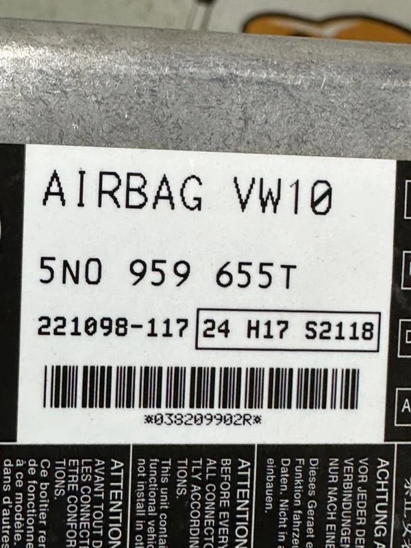 Блок упраления AIRBAG Volkswagen Passat Alltrack - миниатюра 5