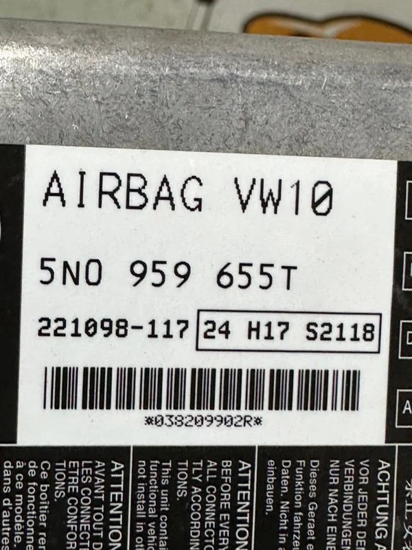 Блок упраления AIRBAG Volkswagen Passat Alltrack - миниатюра 5