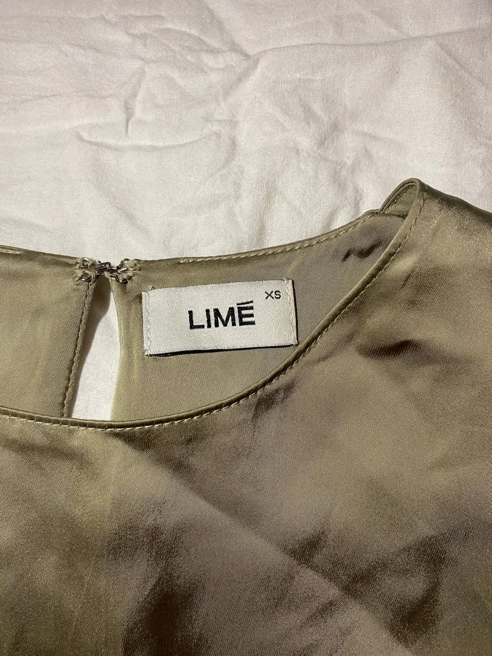 Атласное платье Lime - миниатюра 2
