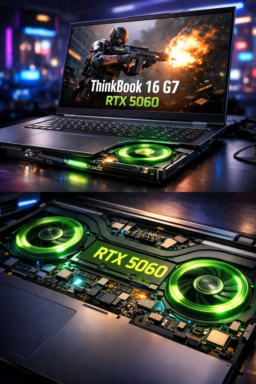 Ноутбук Lenovo ThinkBook 16 G7+ RTX 5060 - миниатюра 2