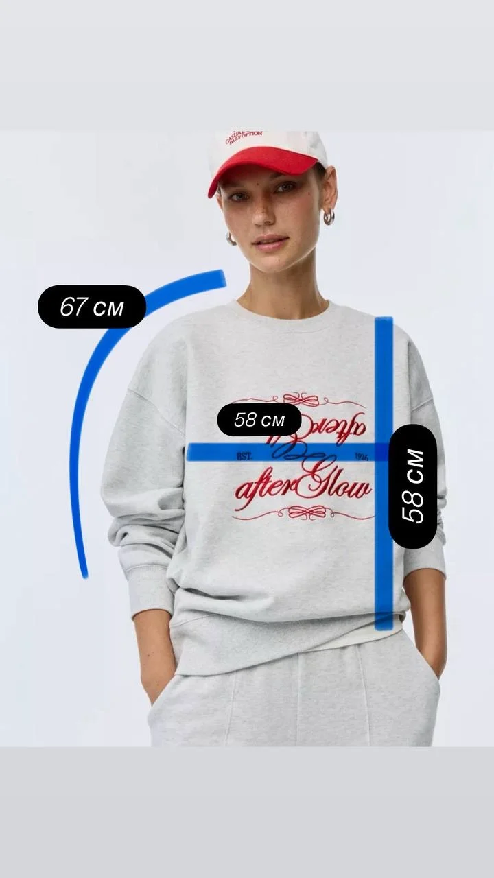 свитшот sela с вышивкой S (40-44) - миниатюра 3