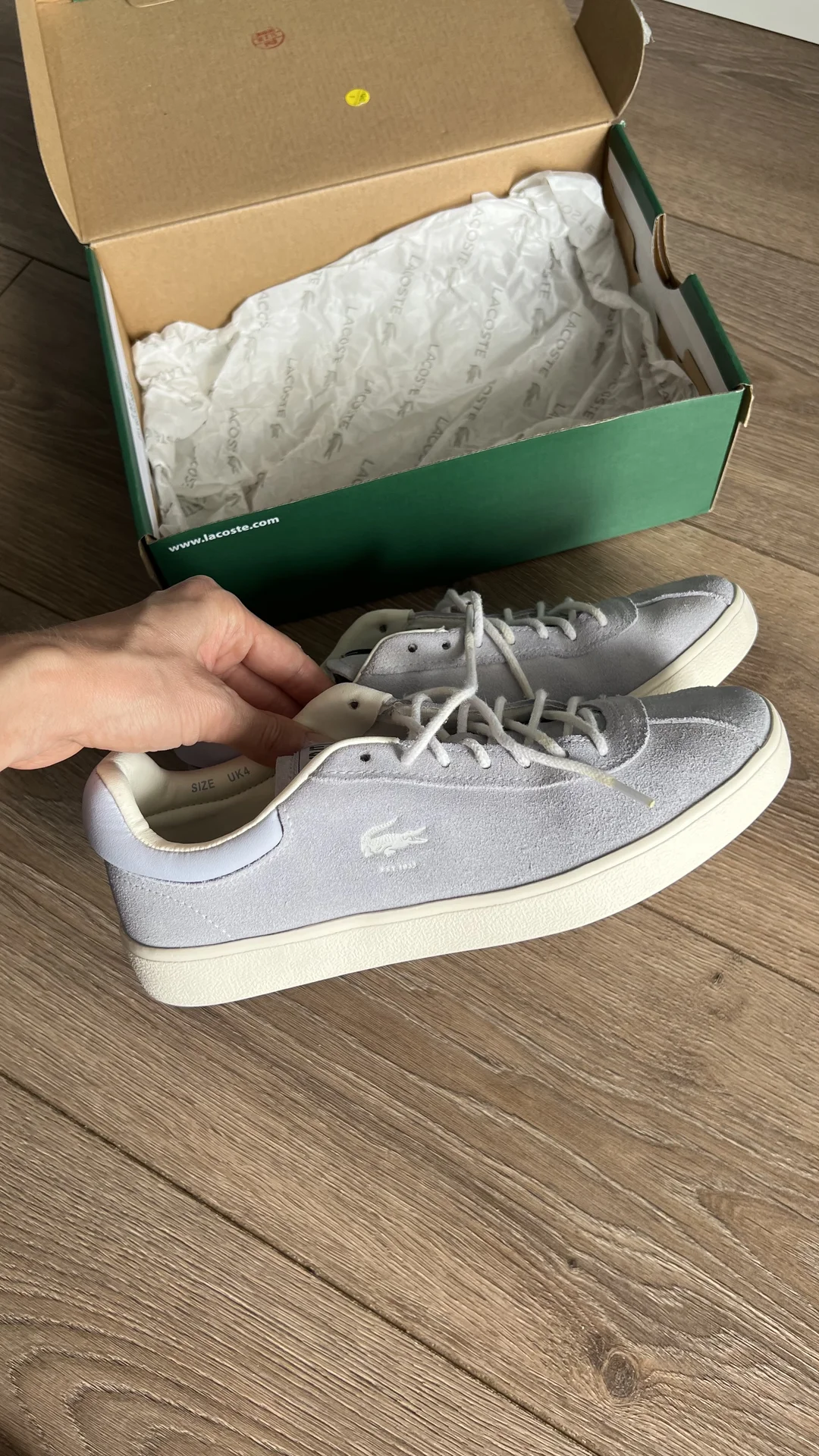 Женские кеды Lacoste размер 36 36.5 Лакост - изображение 1