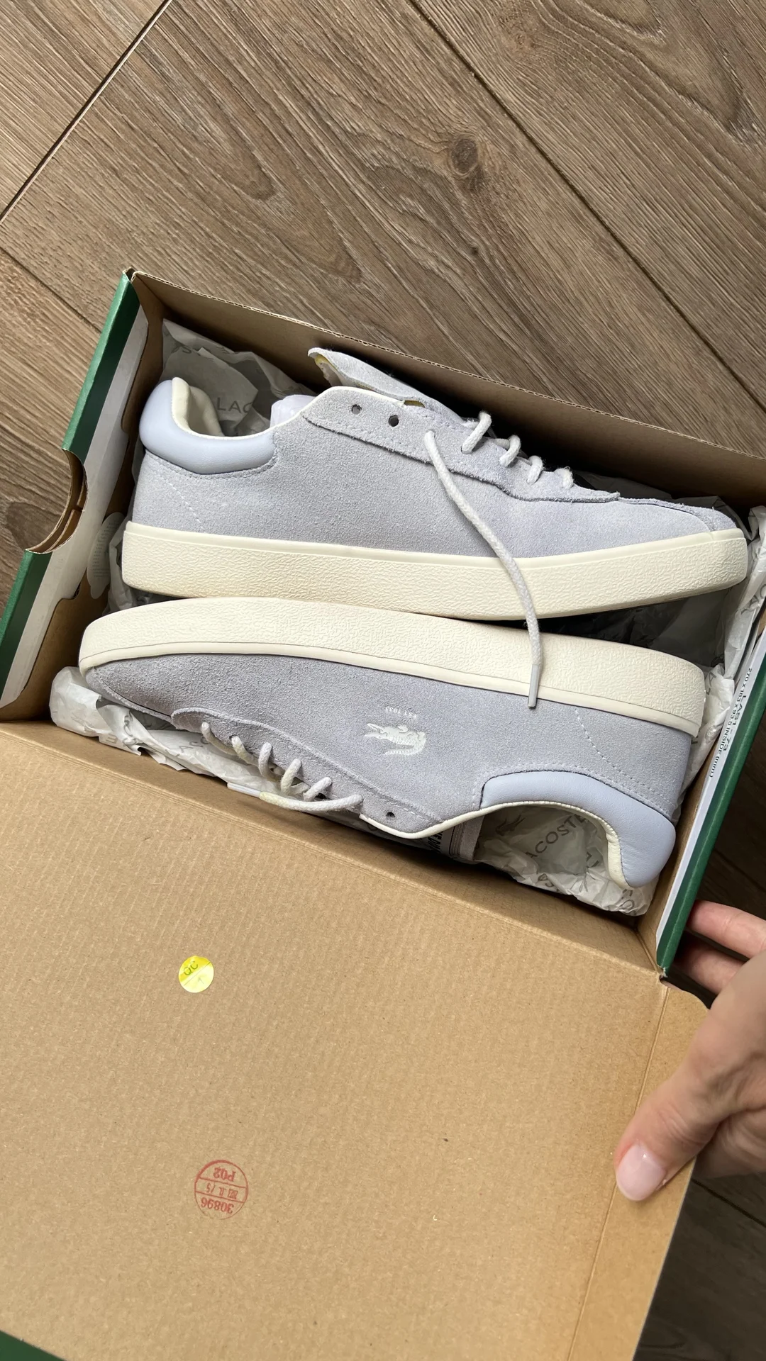 Женские кеды Lacoste размер 36 36.5 Лакост - миниатюра 2