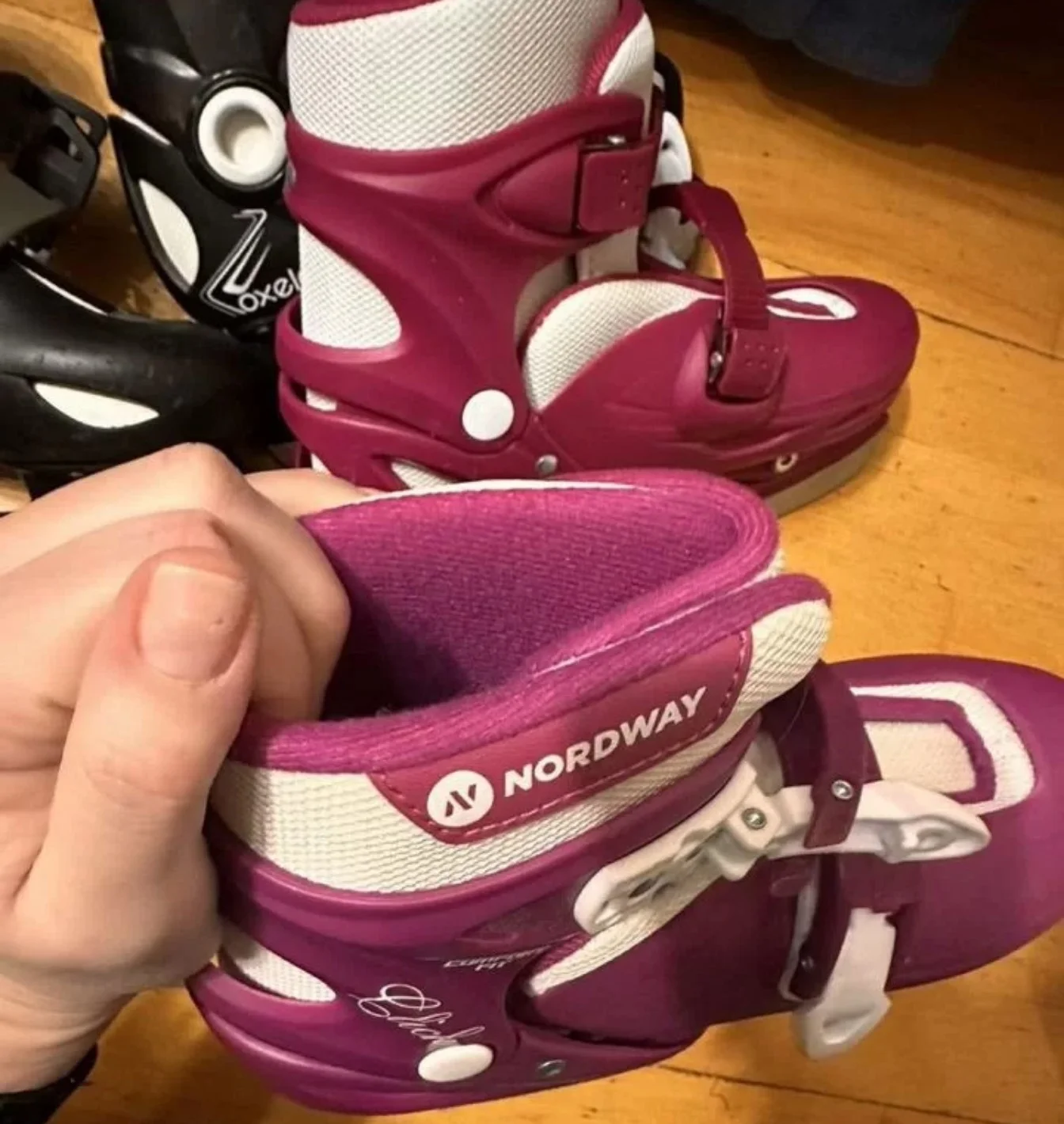 Раздвижные коньки oxelo 30-32/34 и nordway 35-37 - миниатюра 3