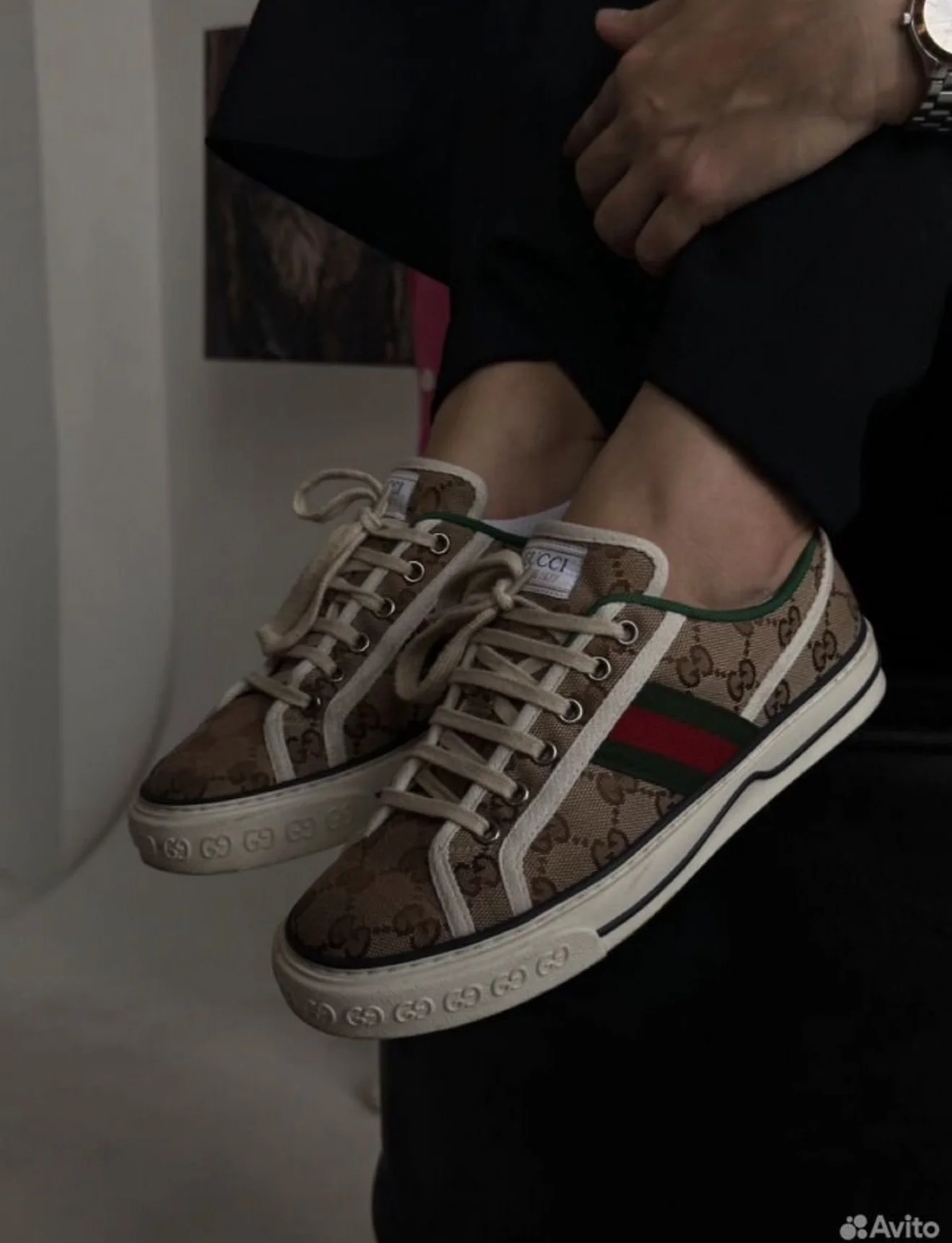 Кеды Gucci Tennis 37-42 - миниатюра 2