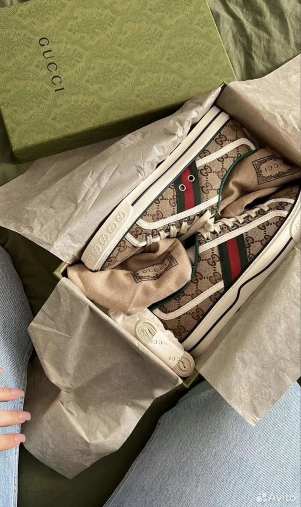 Кеды Gucci Tennis 37-42 - миниатюра 3