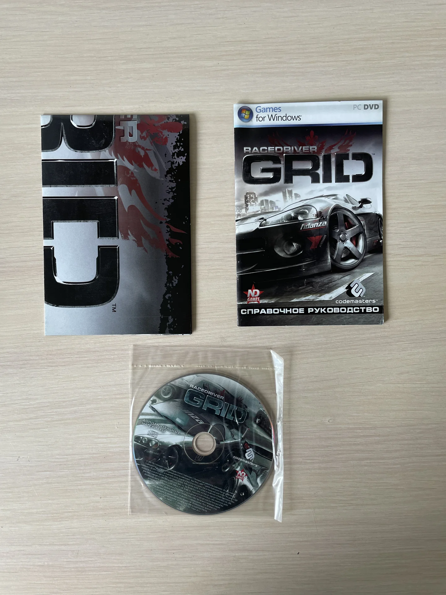 Лицензионный диск Racedriver Grid на ПК - миниатюра 3