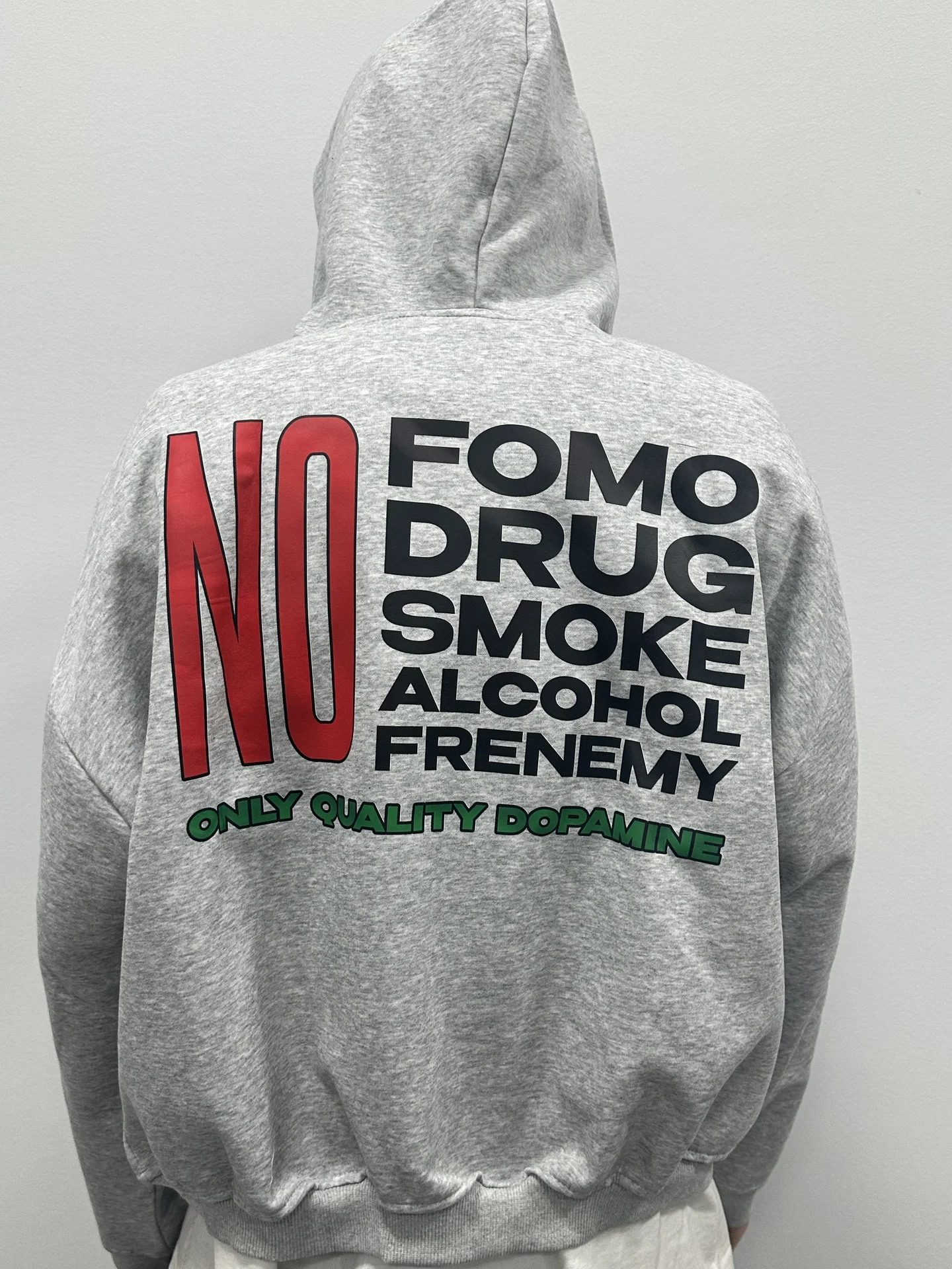 «WOR7DW1D6. Only Quality Dopamine» Zip-hoodie - миниатюра 3
