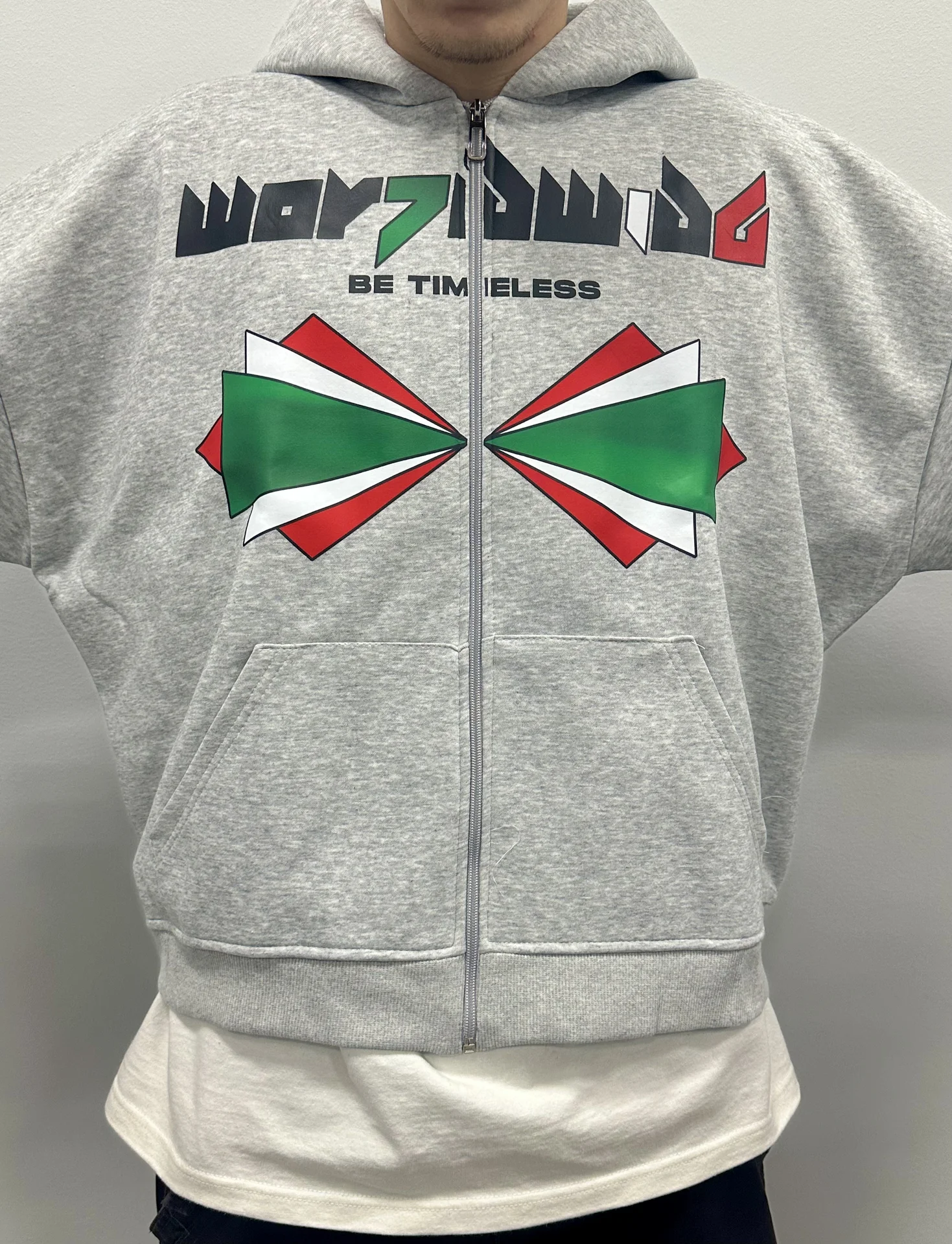 «WOR7DW1D6. Only Quality Dopamine» Zip-hoodie - миниатюра 4
