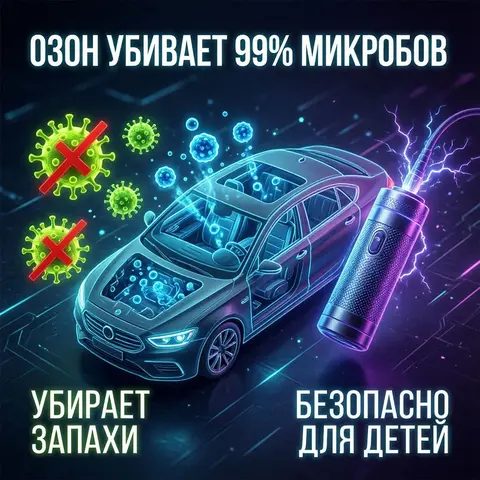 ОЗОНООБРАБОТКА САЛОНА АВТОМОБИЛЯ