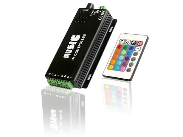 Rgb-аудиоконтроллер music ir-120 (12/24V, 120/240W - изображение 1