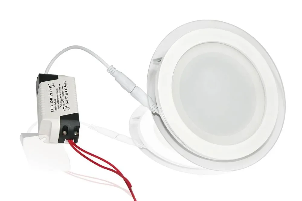 Стеклянная панель GKR-12W (круг, 12W, Ø160mm) - изображение 1
