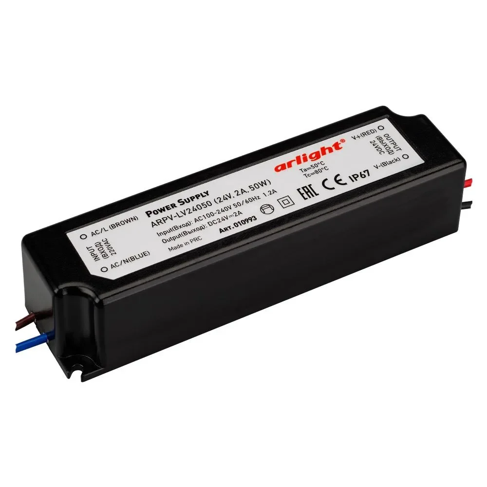 Блок питания ARPV-LV24050 (24V, 2.0A, 48W) - изображение 1