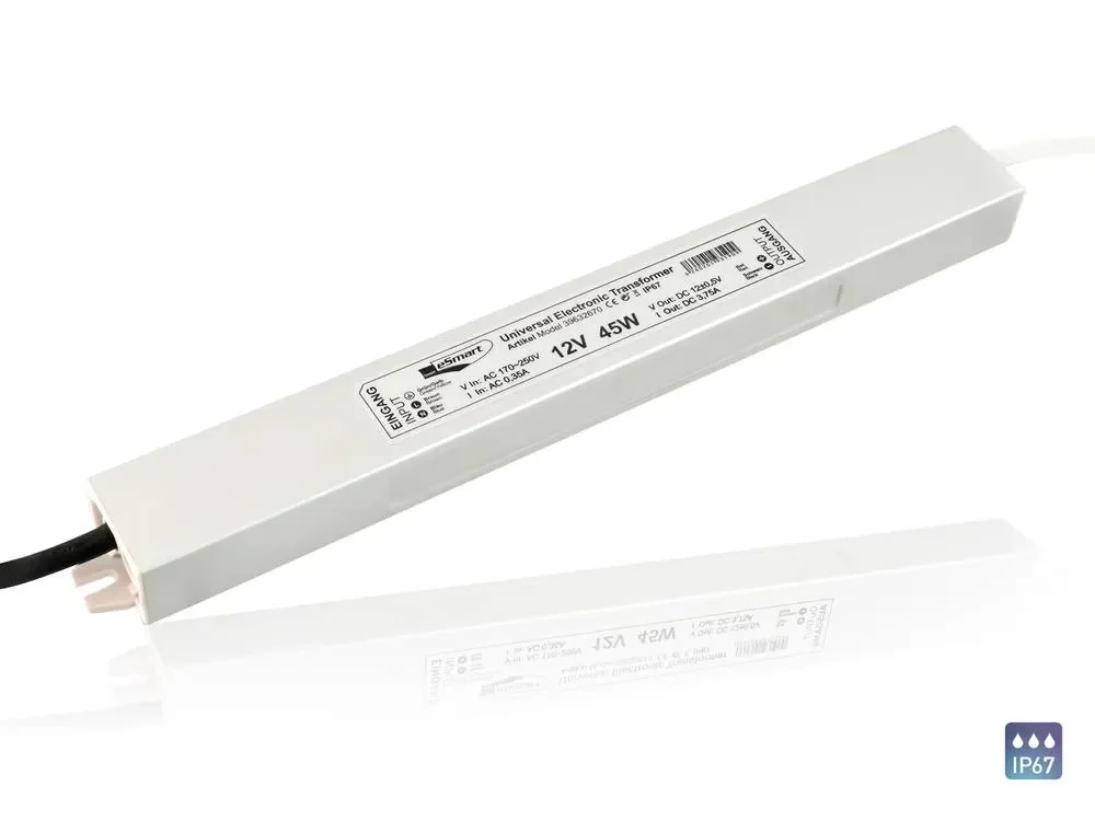 Блок питания ASV-12045 (12V, 45W, 3.85A, IP67) - изображение 1