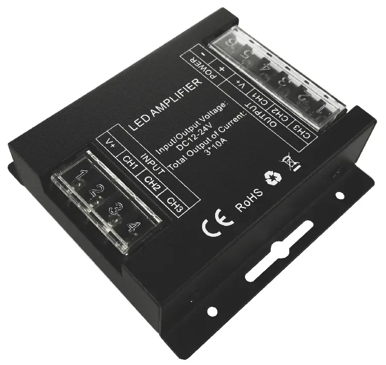 Усилитель MIG-LPH6-30A DIM/RGB (12-24V, 3x10А - изображение 1