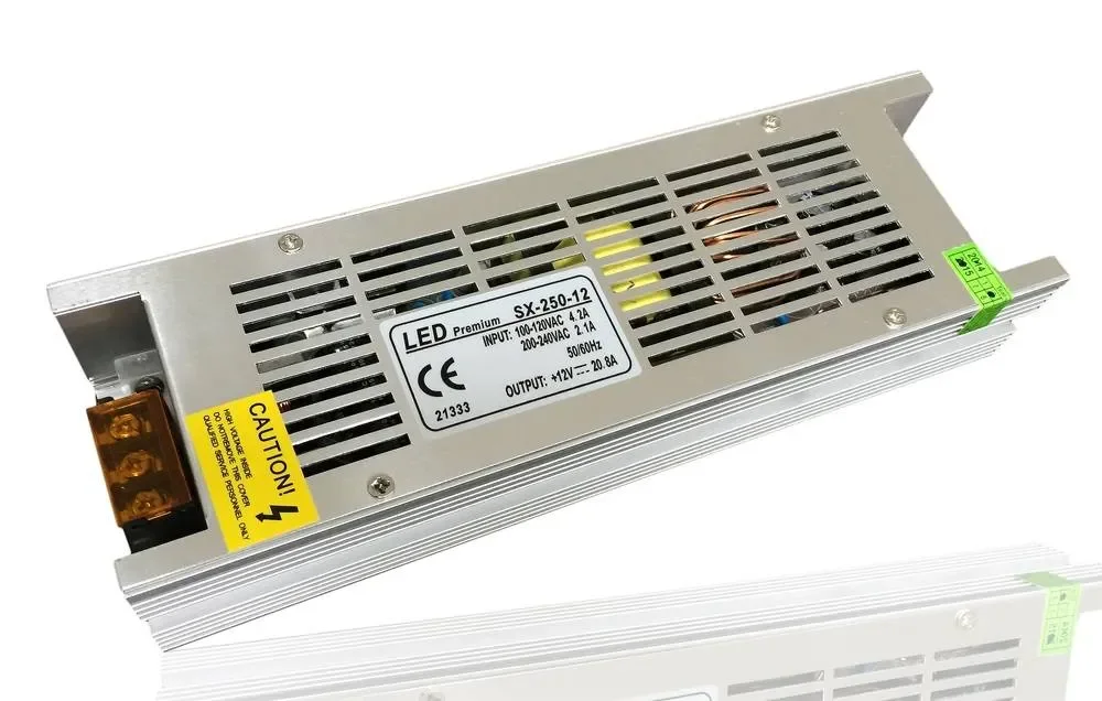 Блок питания SX-250S-12 (12V, 250W, 20.83A, IP20)